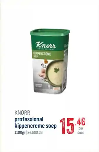 Horeca totaal Knorr professional kippencreme soep aanbieding