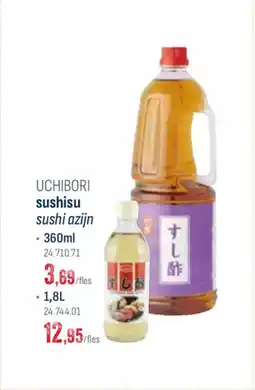 Horeca totaal Uchibori sushisu sushi azijn aanbieding