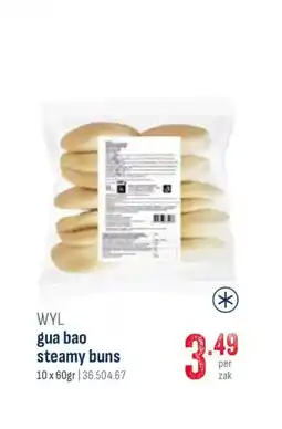 Horeca totaal Wyl gua bao steamy buns aanbieding