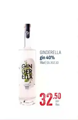 Horeca totaal Ginderella gin 40% aanbieding