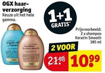 Kruidvat Ogx haarverzorging 385ml aanbieding
