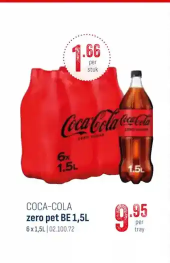 Horeca totaal Coca-cola zero pet BE aanbieding