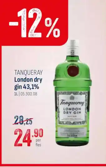 Horeca totaal Tanqueray london dry gin 43,1% aanbieding