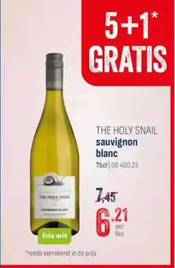 Horeca totaal The holy snail sauvignon blanc aanbieding