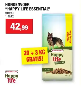 Hubo Happy life essential hondenvoer aanbieding