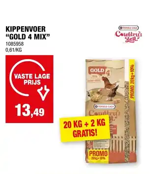 Hubo Gold 4 mix kippenvoer aanbieding