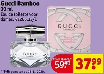Kruidvat Gucci bamboo 30ml aanbieding