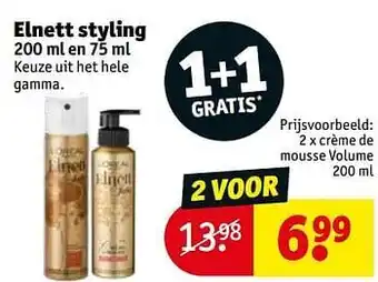 Elnett styling 200ml en 75ml
