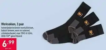 ALDI Werksokken aanbieding