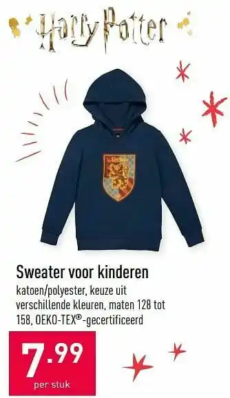 ALDI Sweater voor kinderen aanbieding
