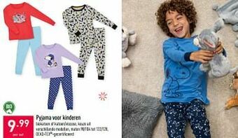 ALDI Pyjama voor kinderen aanbieding