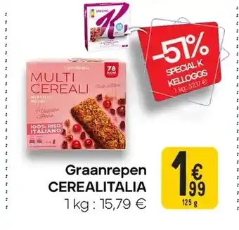 Cora Graanrepen CEREALITALIA aanbieding