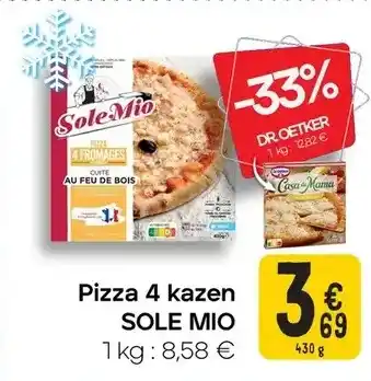 Cora Pizza 4 kazen aanbieding