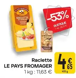 Cora Raclette aanbieding