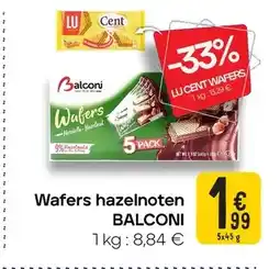 Cora Wafers hazelnoten aanbieding