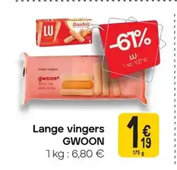 Cora Lange vingers GWOON aanbieding