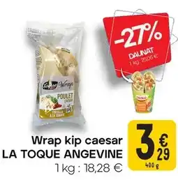 Cora Wrap kip caesar aanbieding