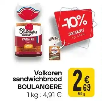 Cora Volkoren sandwichbrood aanbieding