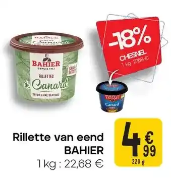 Cora Rillette van eend aanbieding