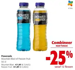 Colruyt Powerade Mountain Blast aanbieding