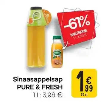 Cora Sinaasappelsap PURE & FRESH aanbieding