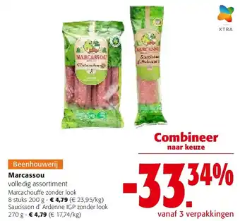 Colruyt Marcassou Marcachouffe zonder look 8 stuks 200 g aanbieding