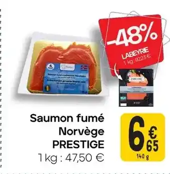 Cora Saumon fumé Norvège PRESTIGE aanbieding