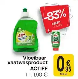 Cora Vloeibaar vaatwasproduct ACTIFF aanbieding