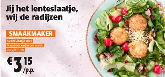 Colruyt Jij het lenteslaatje, wij de radijzen aanbieding