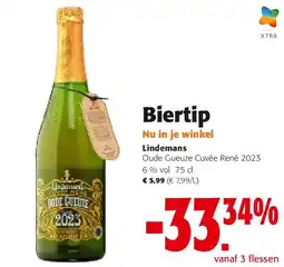 Colruyt Lindemans Oude Gueuze Cuvée René 2023 aanbieding