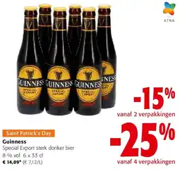 Colruyt Guinness Special Export sterk donker bier aanbieding