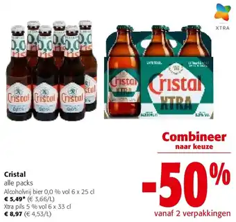 Colruyt Cristal alle packs aanbieding