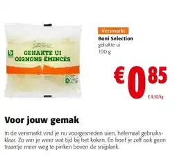 Colruyt Boni Selection gehakte ui 100 g aanbieding