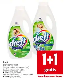 Colruyt Dreft Original 32 dosissen 1,44 L aanbieding