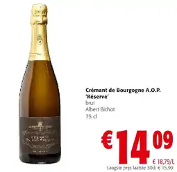 Colruyt Crémant de Bourgogne A.O.P. ‘Réserve’ aanbieding