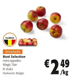 Colruyt Boni Selection mini-appelen Magic Star 8 stuks aanbieding