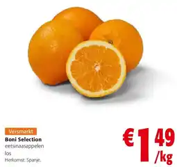 Colruyt Boni Selection eetsinaasappelen los aanbieding