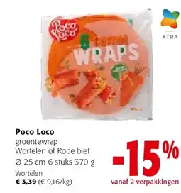 Colruyt Poco Loco groentewrap aanbieding