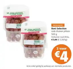 Colruyt Boni Selection rode druiven pitloos 500 g aanbieding