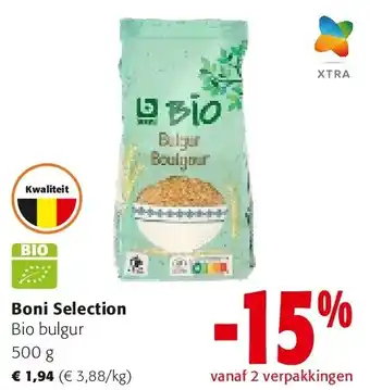 Colruyt Boni Selection Bio bulgur 500 g aanbieding