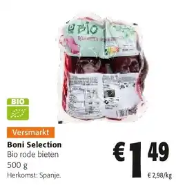 Colruyt Boni Selection Bio rode bieten 500 g aanbieding