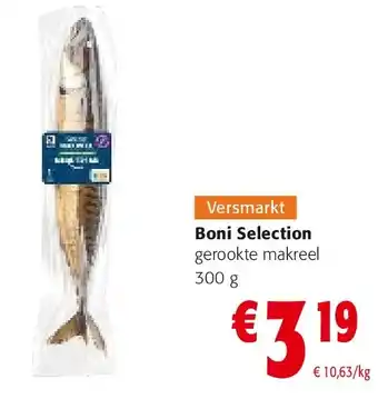 Colruyt Boni Selection gerookte makreel 300 g aanbieding