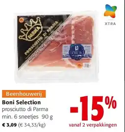 Colruyt Boni Selection prosciutto di Parma aanbieding