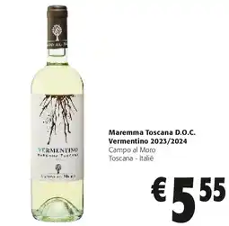 Colruyt Maremma Toscana D.O.C. Vermentino 2023/2024 aanbieding