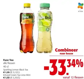 Colruyt Fuze Tea Sparkling Lemon Black Tea aanbieding