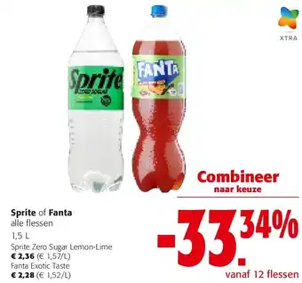 Colruyt Sprite Zero Sugar Lemon-Lime aanbieding