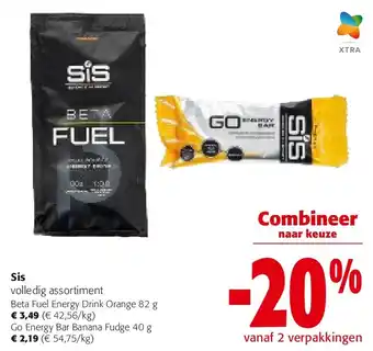 Colruyt Beta Fuel Energy Drink Orange 82 g aanbieding