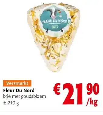 Colruyt Fleur Du Nord brie met goudsbloem aanbieding