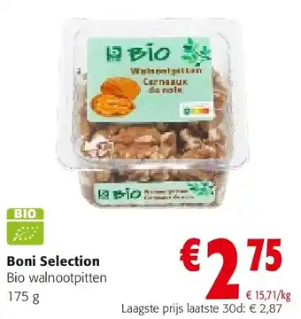 Colruyt Boni Selection Bio walnootpitten 175 g aanbieding