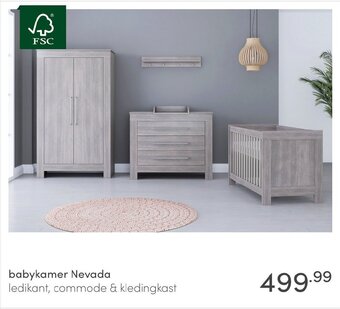 Baby & Tiener Babykamer Nevada aanbieding